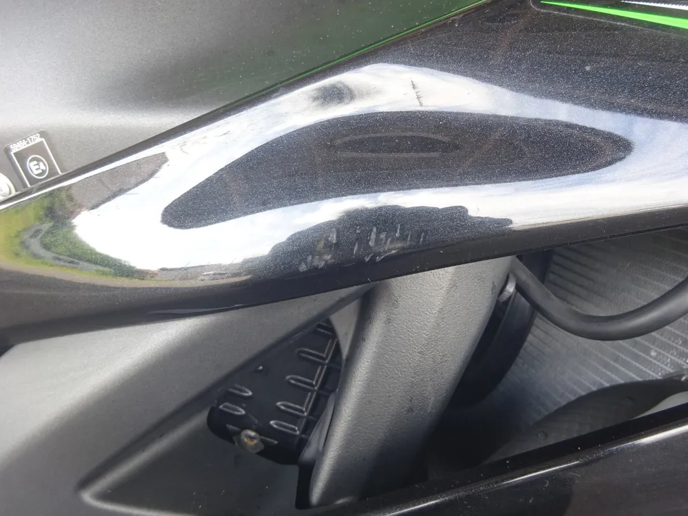 Kawasaki Ninja ZX-6R 2010, black/green, фото 14
