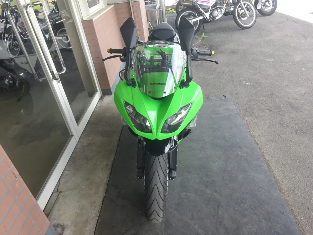 Kawasaki Ninja ZX-6R 2010, black/green, фото 6