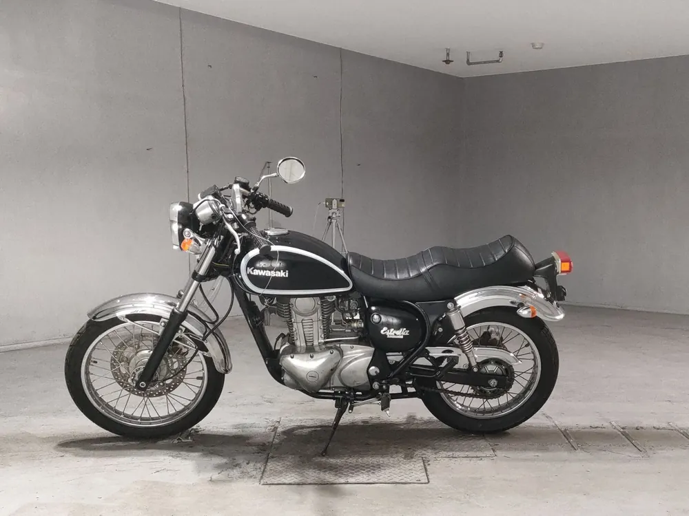 Kawasaki Estrella, чёрный, фото 2
