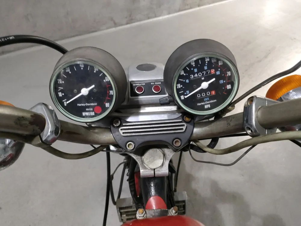 Harley-Davidson XLH1000 2017, black/red, фото 5