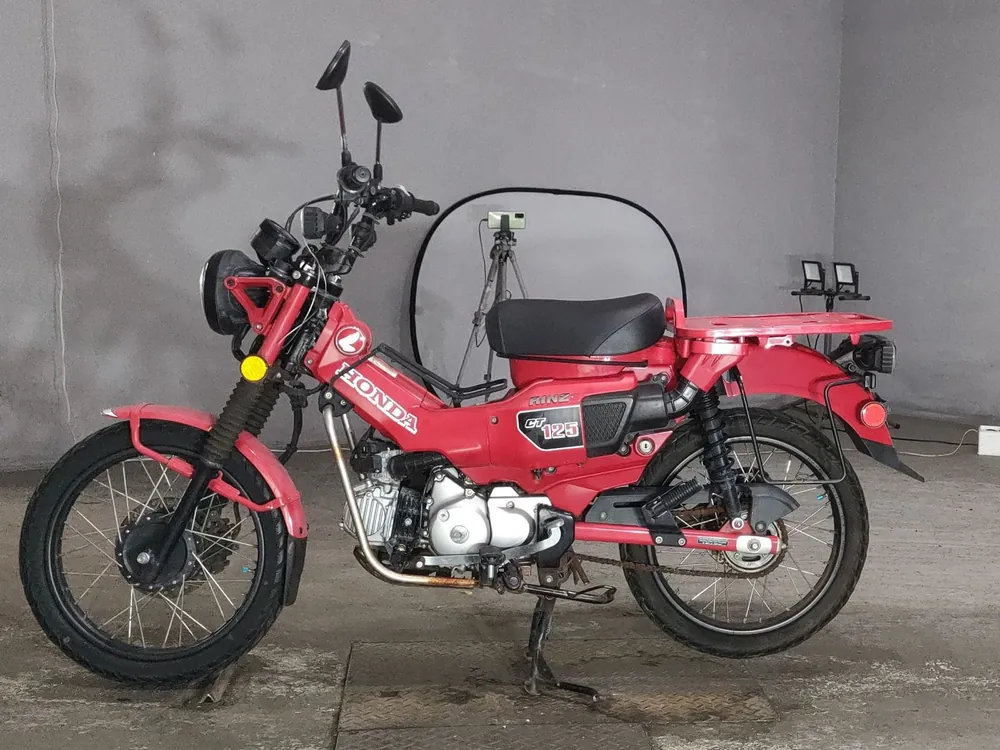 Honda CT125 Hunter Cub, красный, фото 2