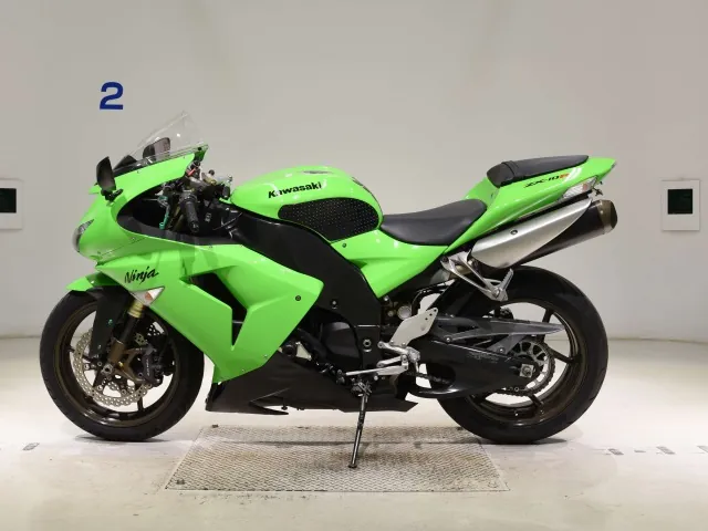 Kawasaki ZX-10R 2006, зелёный, фото 2