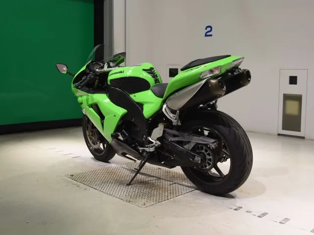 Kawasaki ZX-10R 2006, зелёный, фото 6