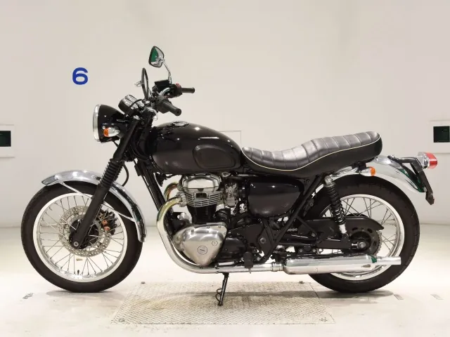 Kawasaki W400 2009, чёрный, фото 2