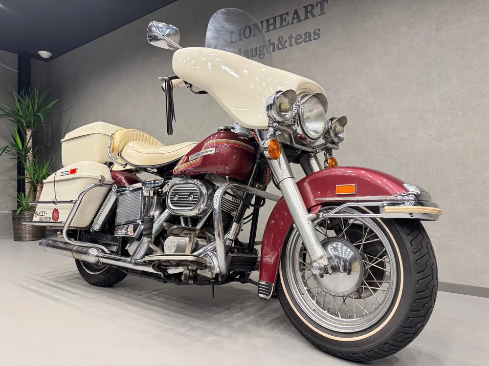 Harley-Davidson FLH1200 2013, белый, розовый, фото 2