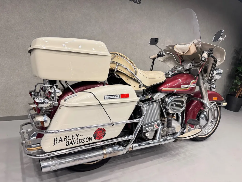 Harley-Davidson FLH1200 2013, белый, розовый, фото 3