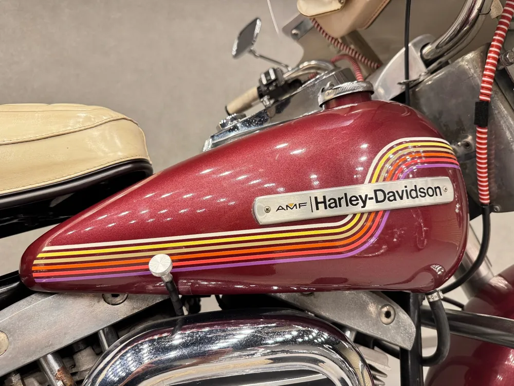 Harley-Davidson FLH1200 2013, белый, розовый, фото 5