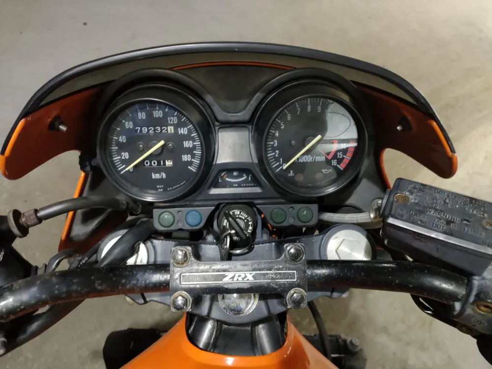 Kawasaki ZRX400-II 2003, оранжевый, фото 5
