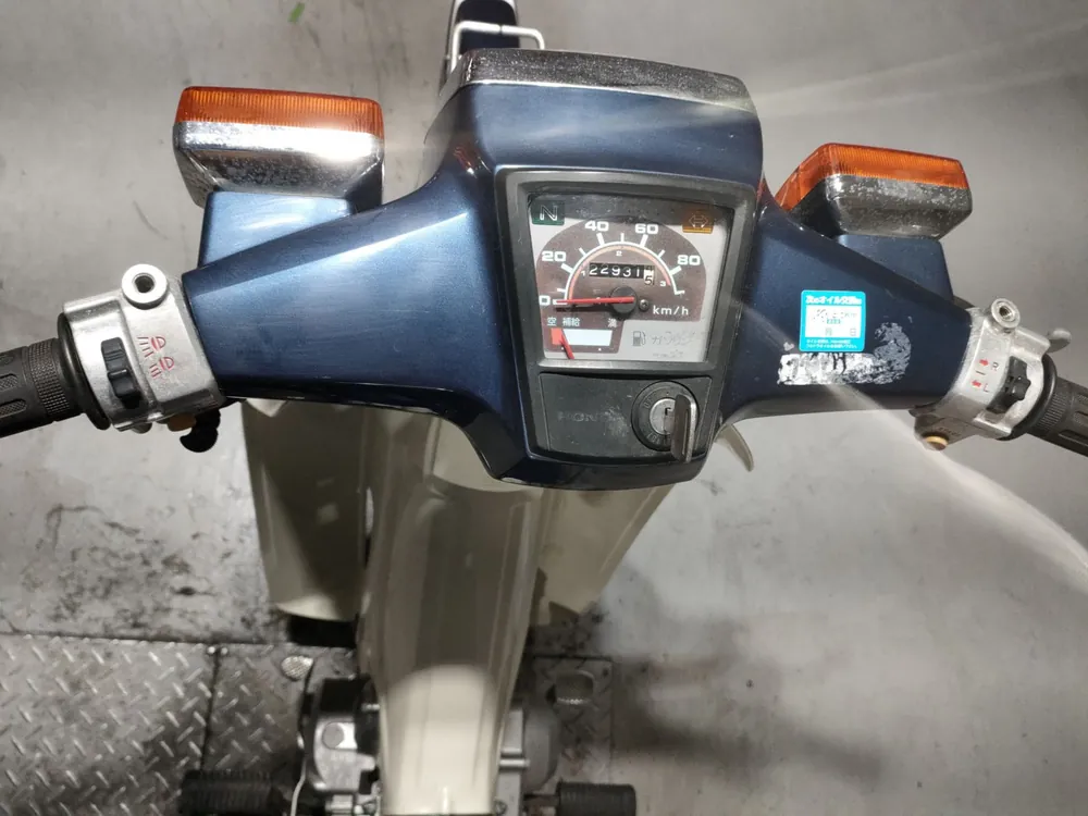Honda Super Cub, синий, фото 5
