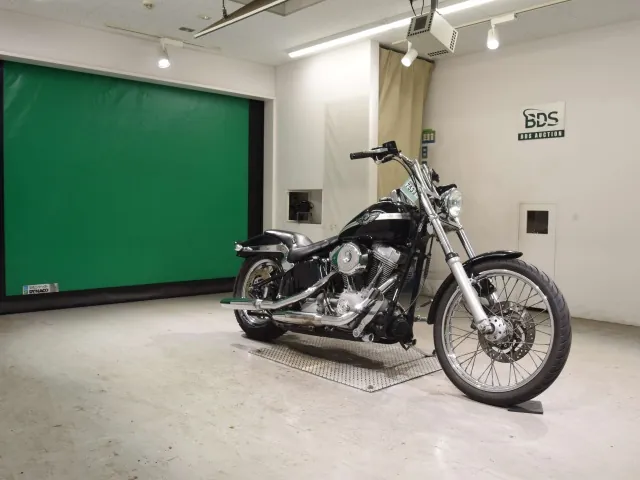 Harley-Davidson FXST1450 2003, чёрный, фото 3