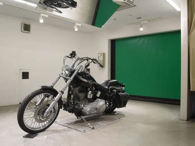Harley-Davidson FXST1450 2003, чёрный, фото 4