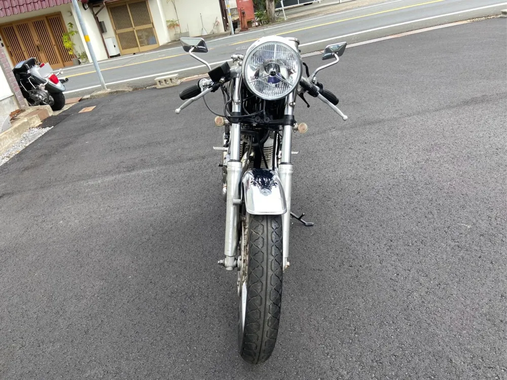 Yamaha SR400, чёрный, фото 11