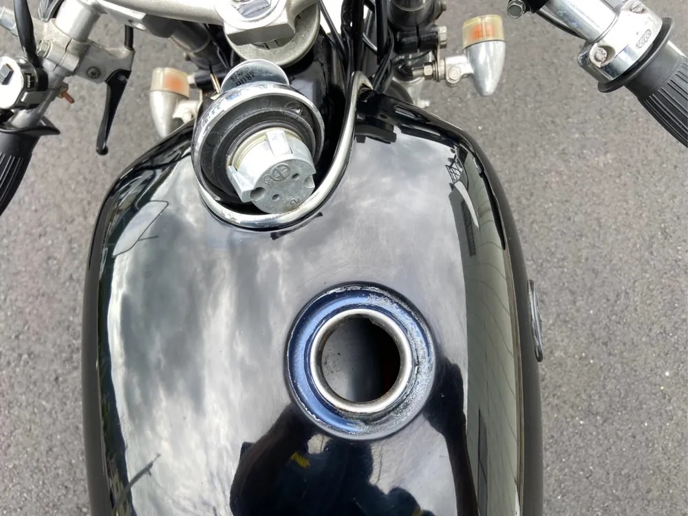 Yamaha SR400, чёрный, фото 12