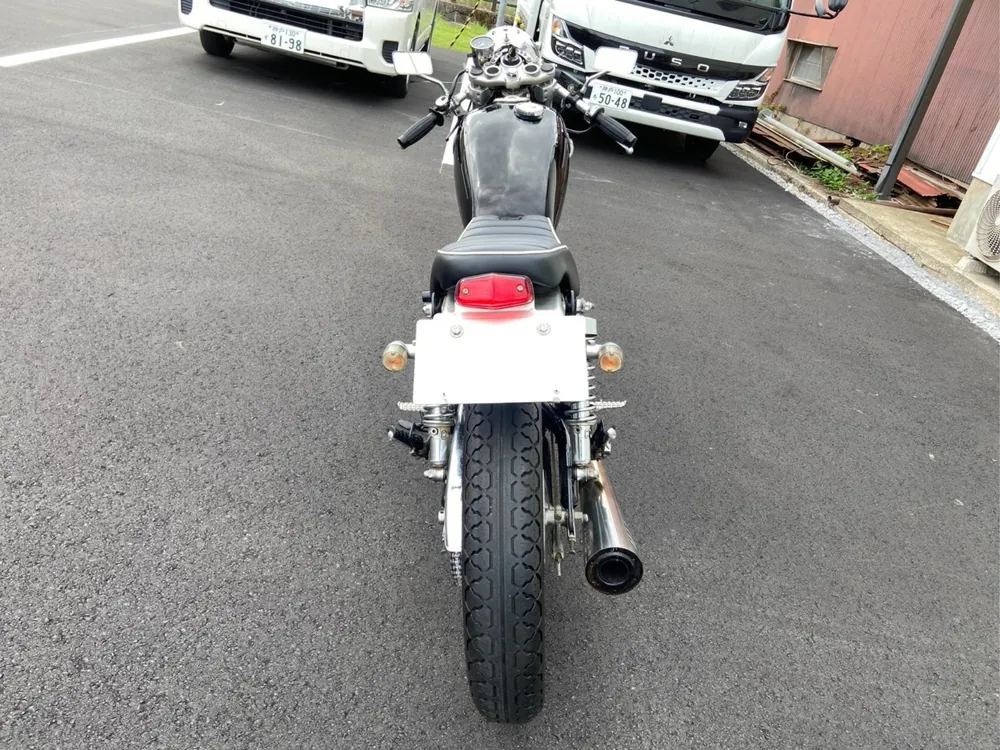 Yamaha SR400, чёрный, фото 13