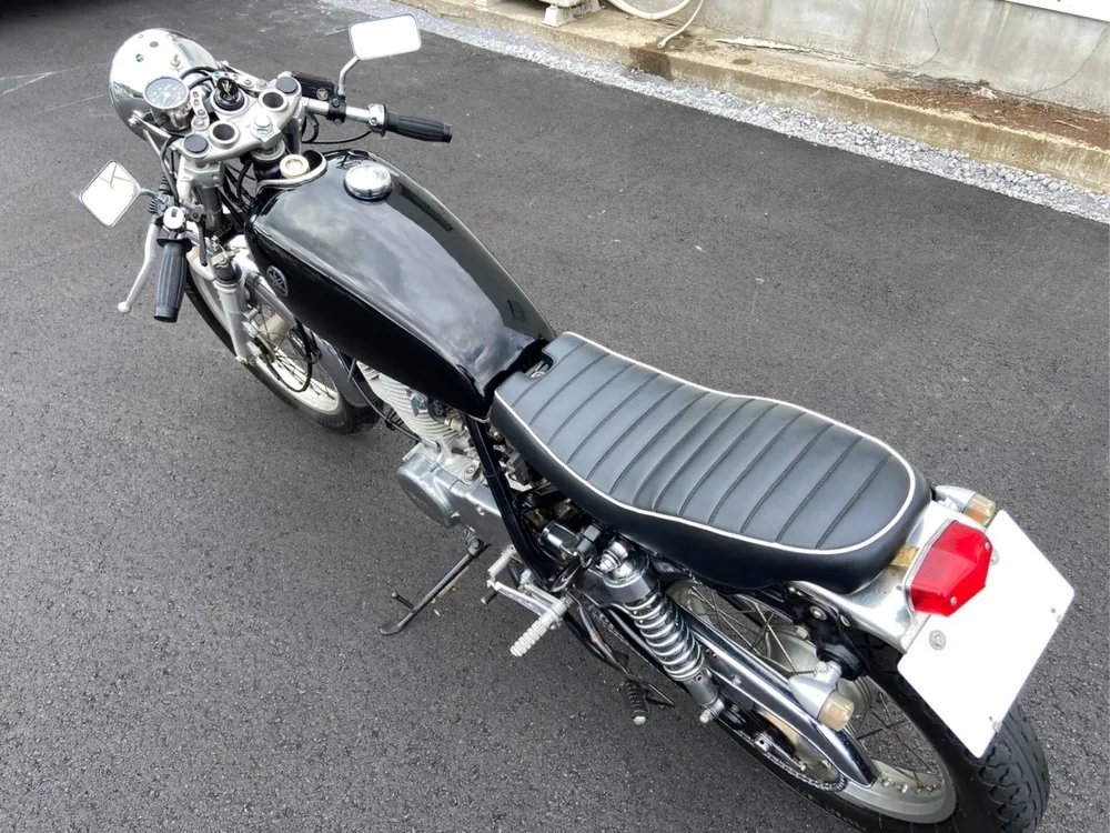 Yamaha SR400, чёрный, фото 8