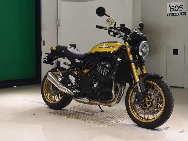 Kawasaki Z900RS, чёрный, жёлтый, фото 3