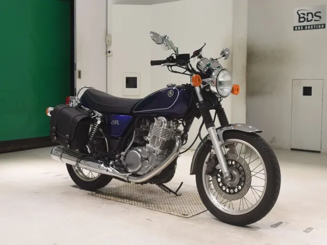 Yamaha SR400 2019, blue | silver, фото 3