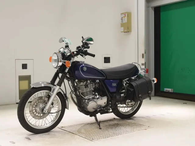 Yamaha SR400 2019, blue | silver, фото 4