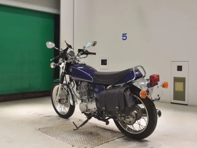 Yamaha SR400 2019, blue | silver, фото 6