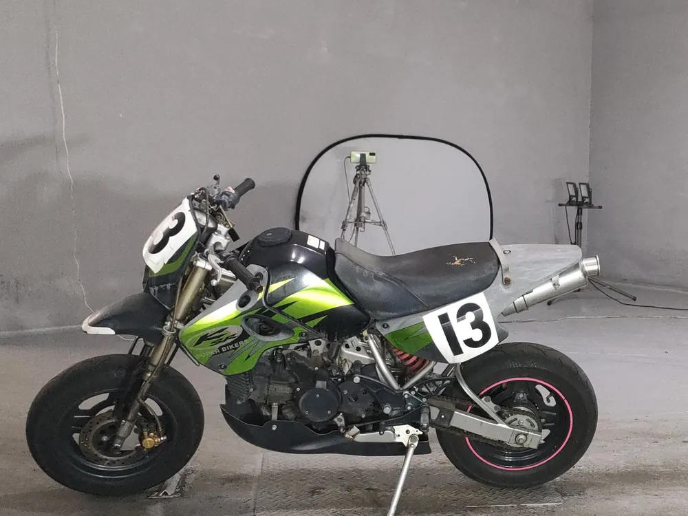 Kawasaki KSR110, black / green, фото 2