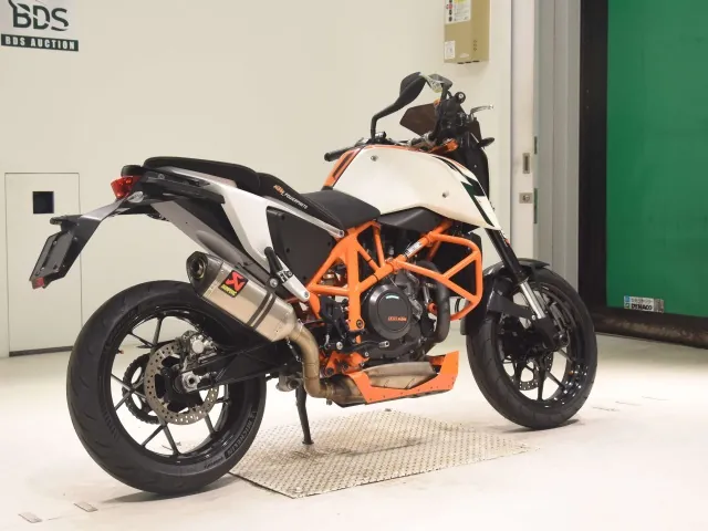 KTM 690 DUKE R 2014, white | orange, фото 5