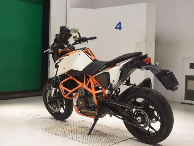 KTM 690 DUKE R 2014, white | orange, фото 6