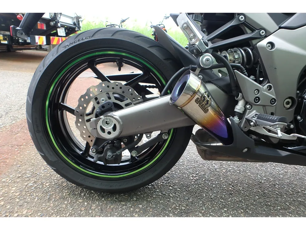 Kawasaki Ninja 1000 2011, black/green, фото 6