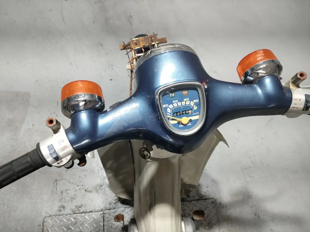 Honda Super Cub, синий, фото 5