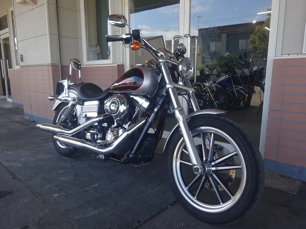 Harley-Davidson Dyna Low Rider 2009, чёрный, серебристый, фото 4