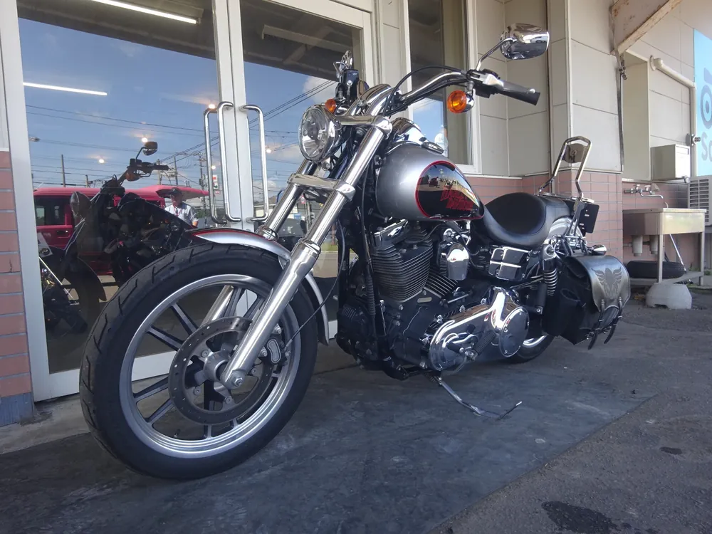 Harley-Davidson Dyna Low Rider 2009, чёрный, серебристый, фото 5