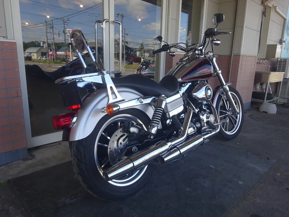 Harley-Davidson Dyna Low Rider 2009, чёрный, серебристый, фото 8