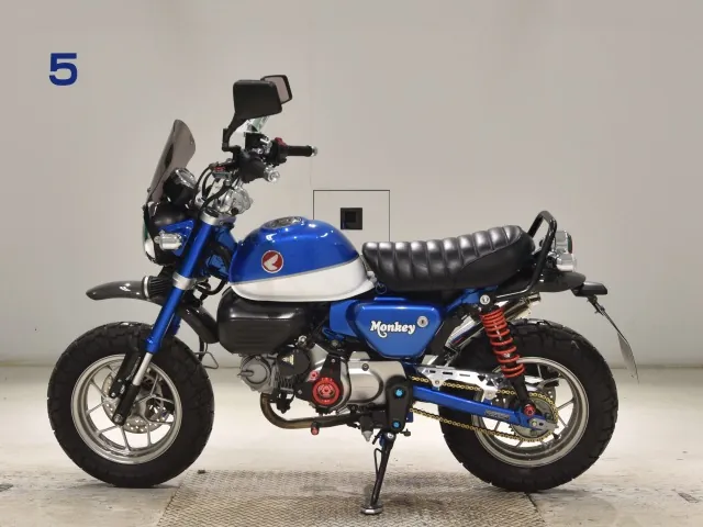 Honda Monkey 125, белый, синий, фото 2