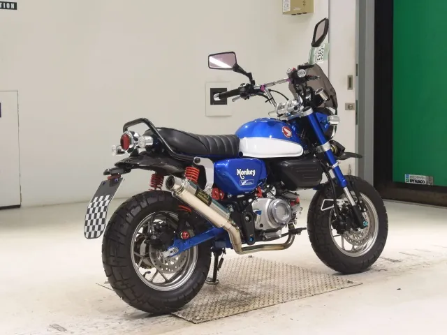 Honda Monkey 125, белый, синий, фото 5