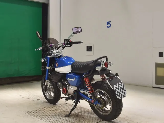 Honda Monkey 125, белый, синий, фото 6