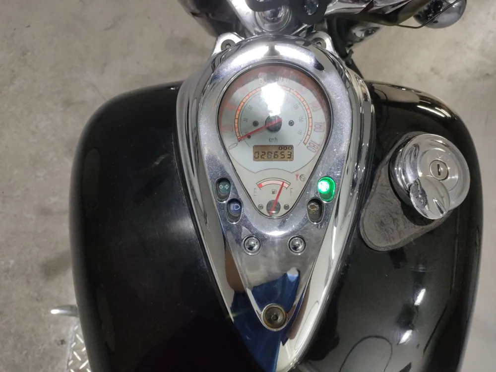 Yamaha Drag Star 400 Classic 2008, чёрный, фото 5