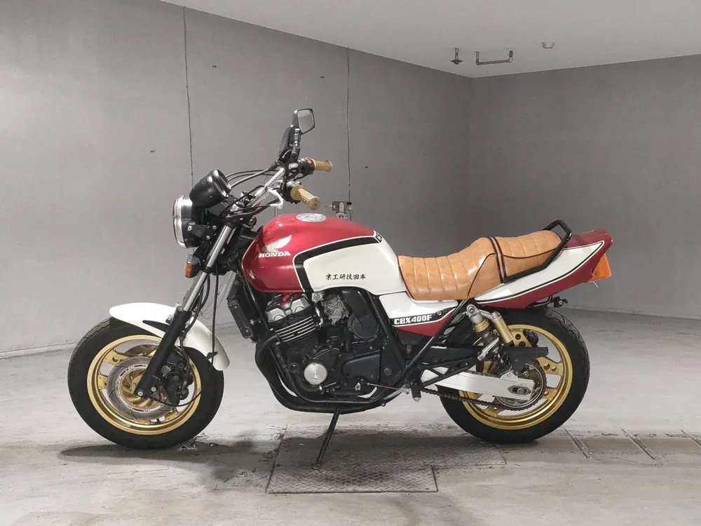 Honda CB400 1996, white / red, фото 2