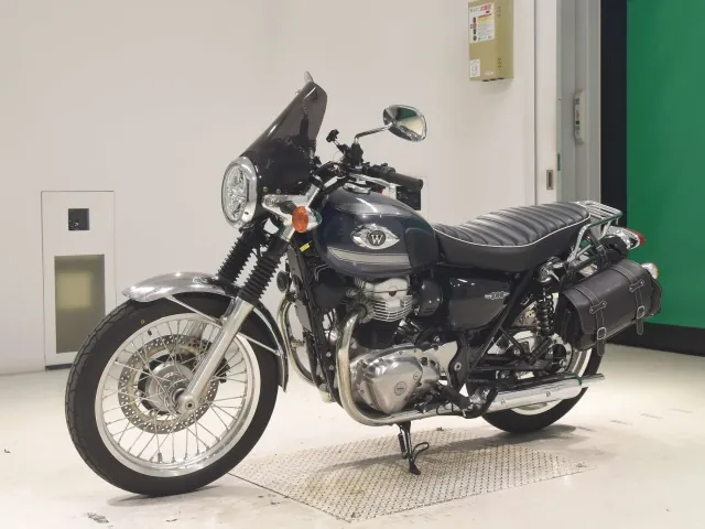 Kawasaki W800-2 2023, blue | silver, фото 4