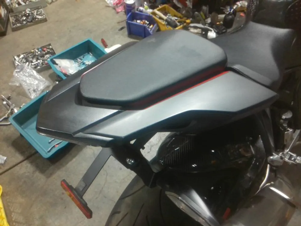 Honda Rebel 250, mat blue, фото 5