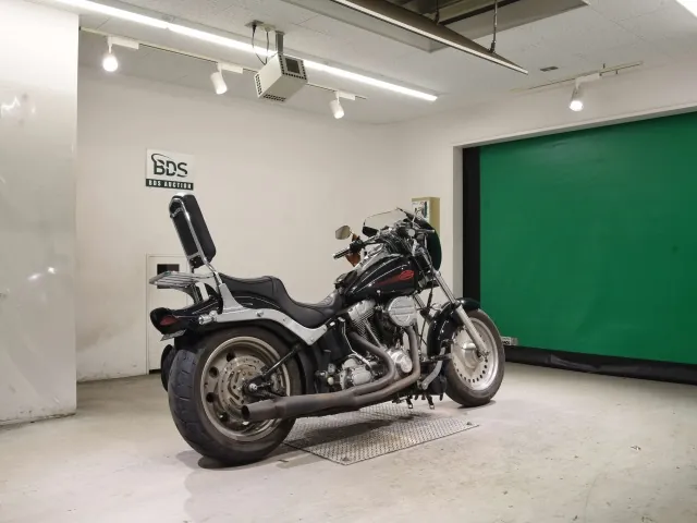 Harley-Davidson FXST1450 2005, чёрный, фото 5