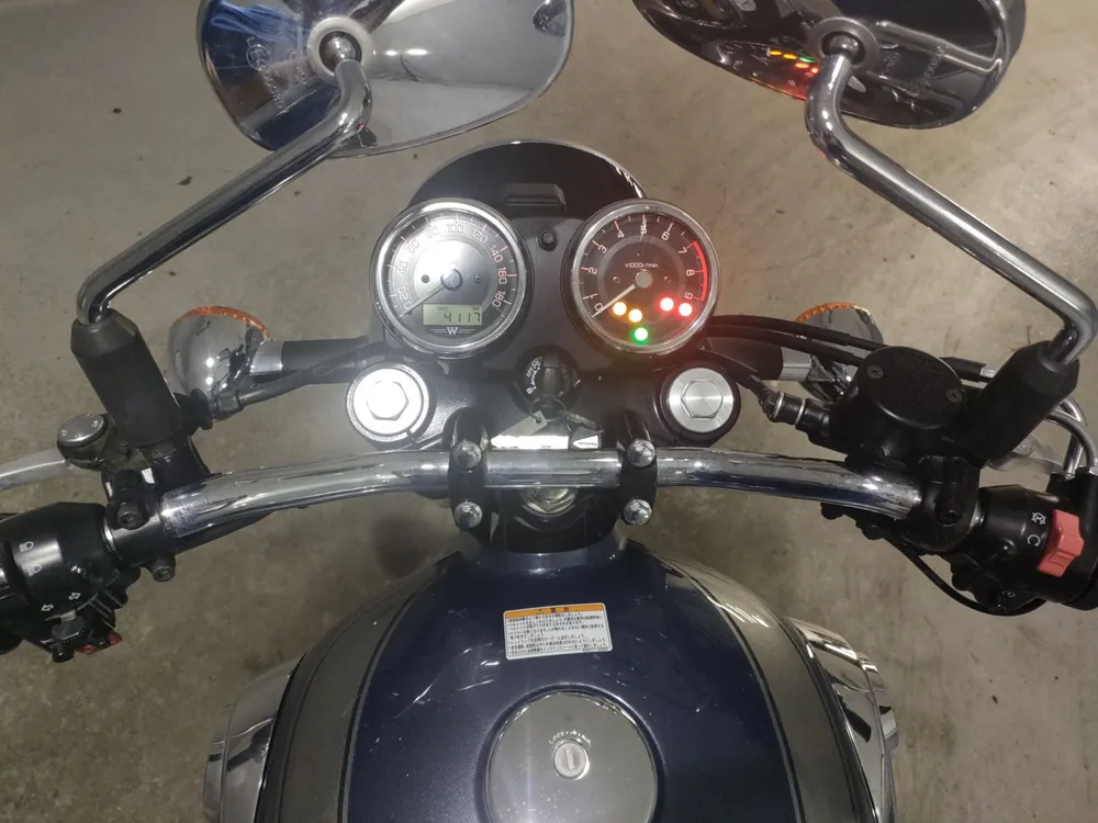 Kawasaki W800-2 2023, синий, фото 5