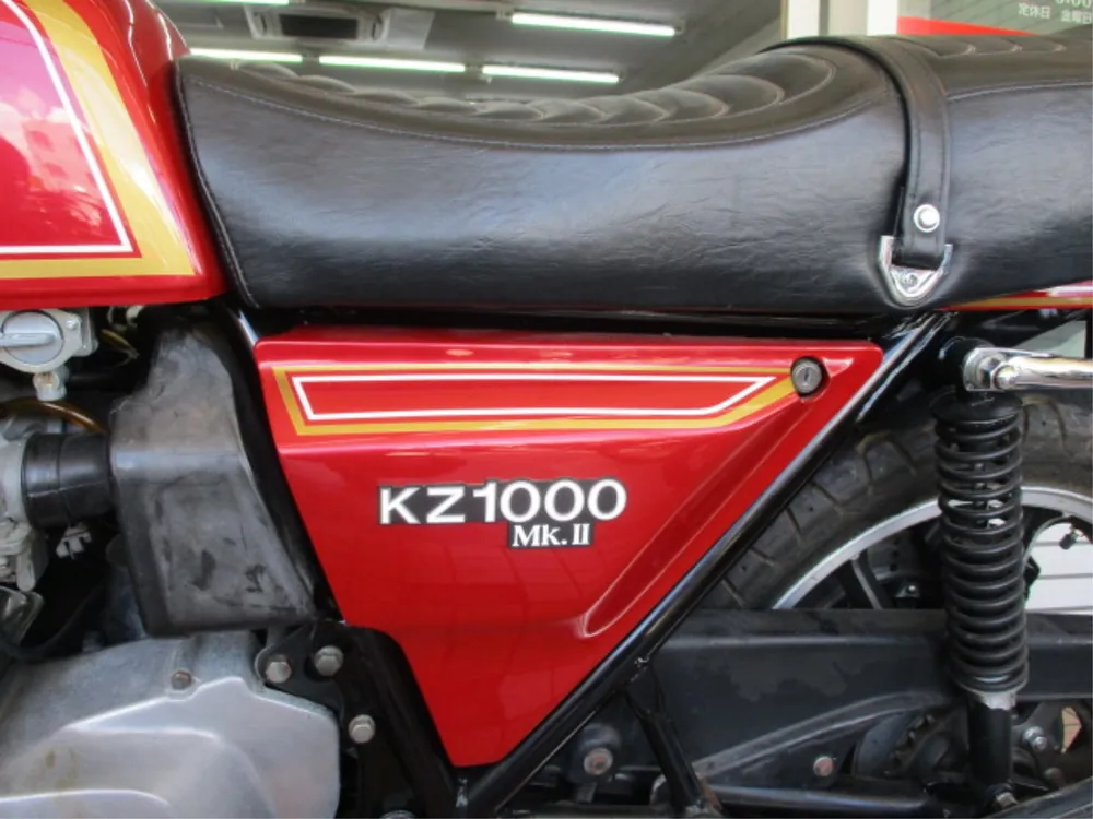 Kawasaki Z1000A 2023, red / gold, фото 12