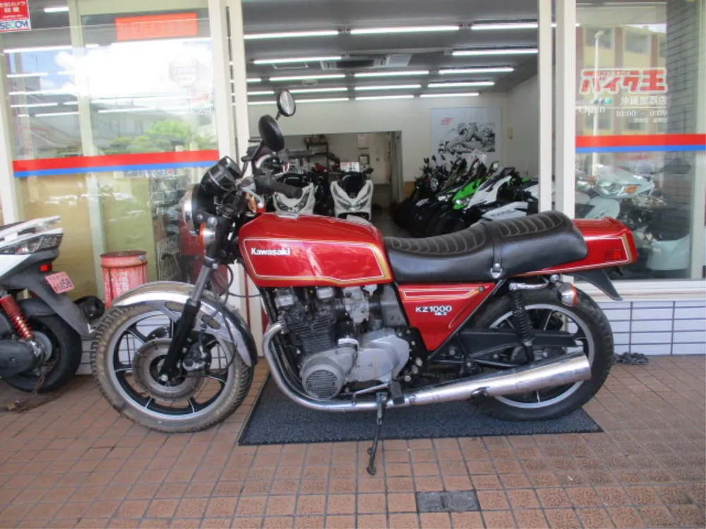 Kawasaki Z1000A 2023, red / gold, фото 4