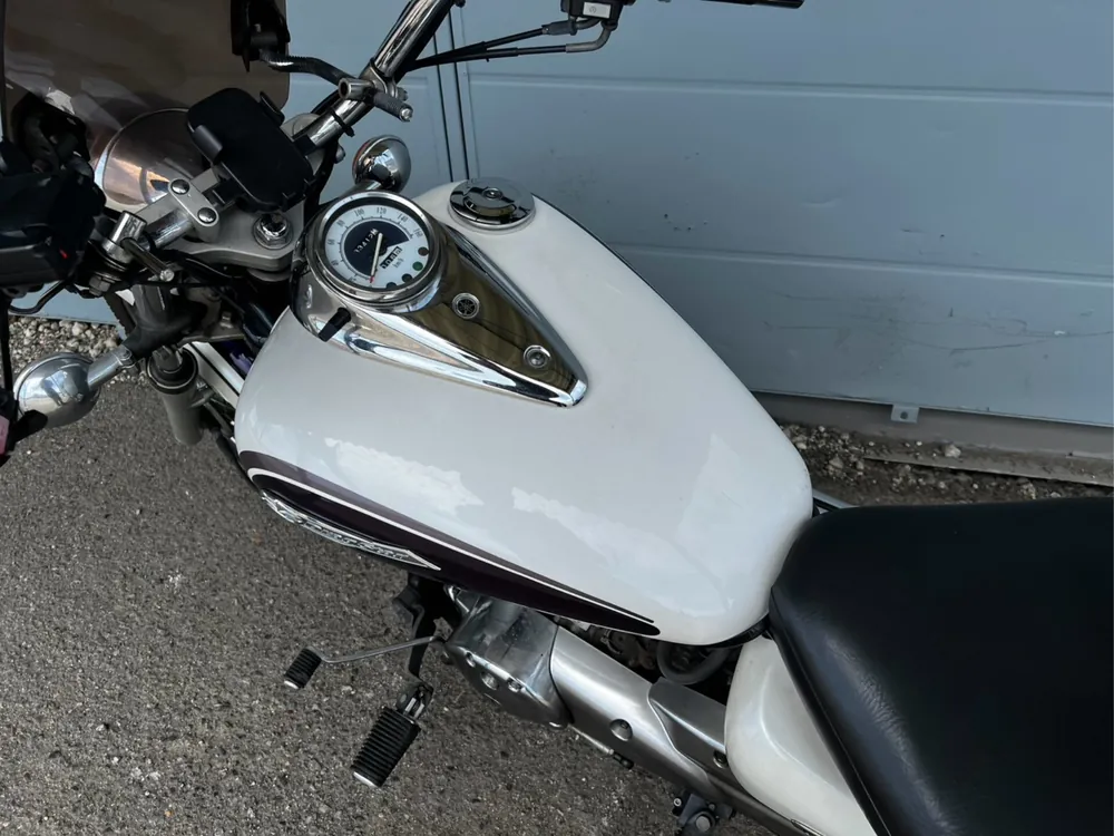 Yamaha Dragstar 250, white / purple, фото 9