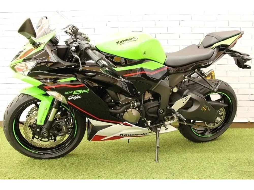 Kawasaki Zx-6Ra 2020, чёрный, lime, фото 2