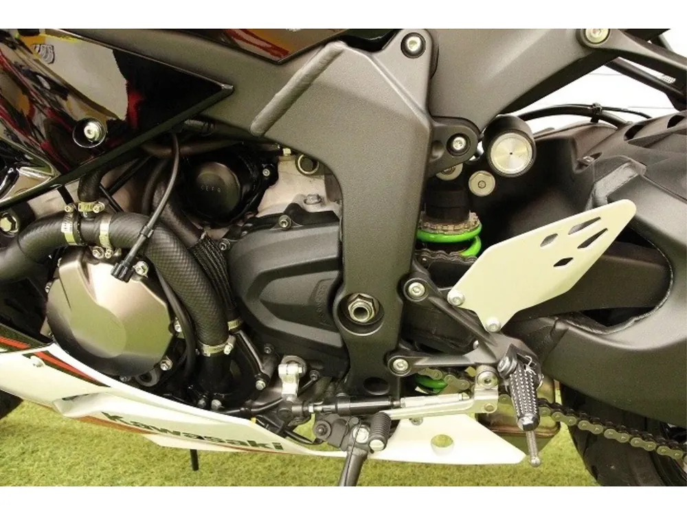 Kawasaki Zx-6Ra 2020, чёрный, lime, фото 9