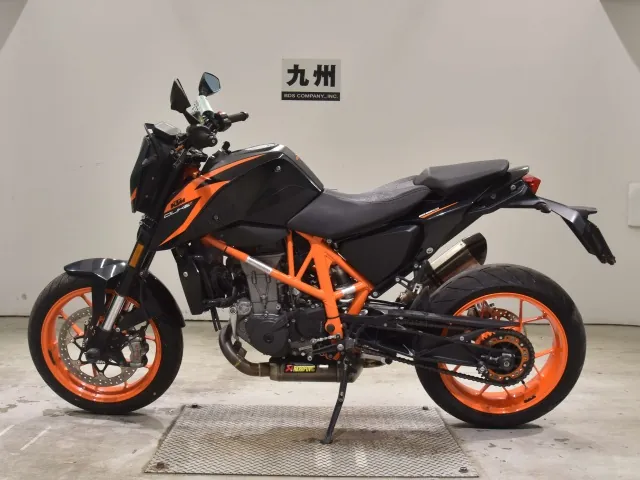 KTM 690 DUKE R 2017, black | orange, фото 2