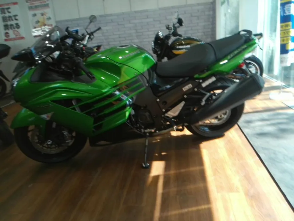 Kawasaki Zx-14R 2017, black/green, фото 2