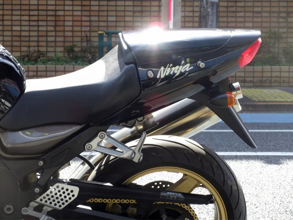 Kawasaki ZX-12R 2003, navy blue/gold, фото 19