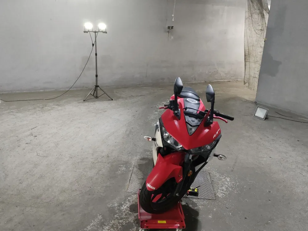 Yamaha YZF-R3 2015, white / red, фото 3
