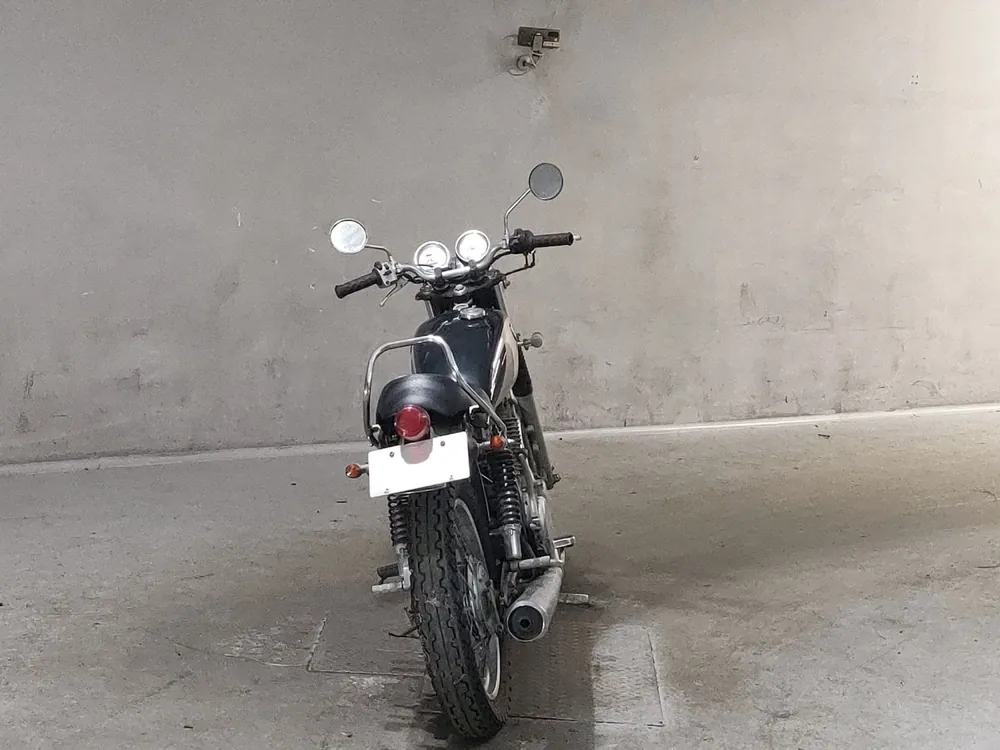 Yamaha SR500, white/green, фото 4